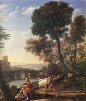 尅勞德 洛朗 Landscape with Apollo Guarding the Herds of Admetus